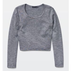 Aritzia Talula Holland cropped top